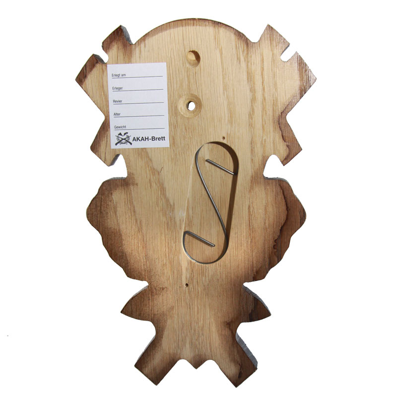 AKAH_69526000_Gehoernbrett_REHWILD_Rehbock_geschnitzt_23x14cm_Rueckseite_Klammer_Ausfraesung_EICHE_www.bayerwald-jagdcenter.de_0.jpg