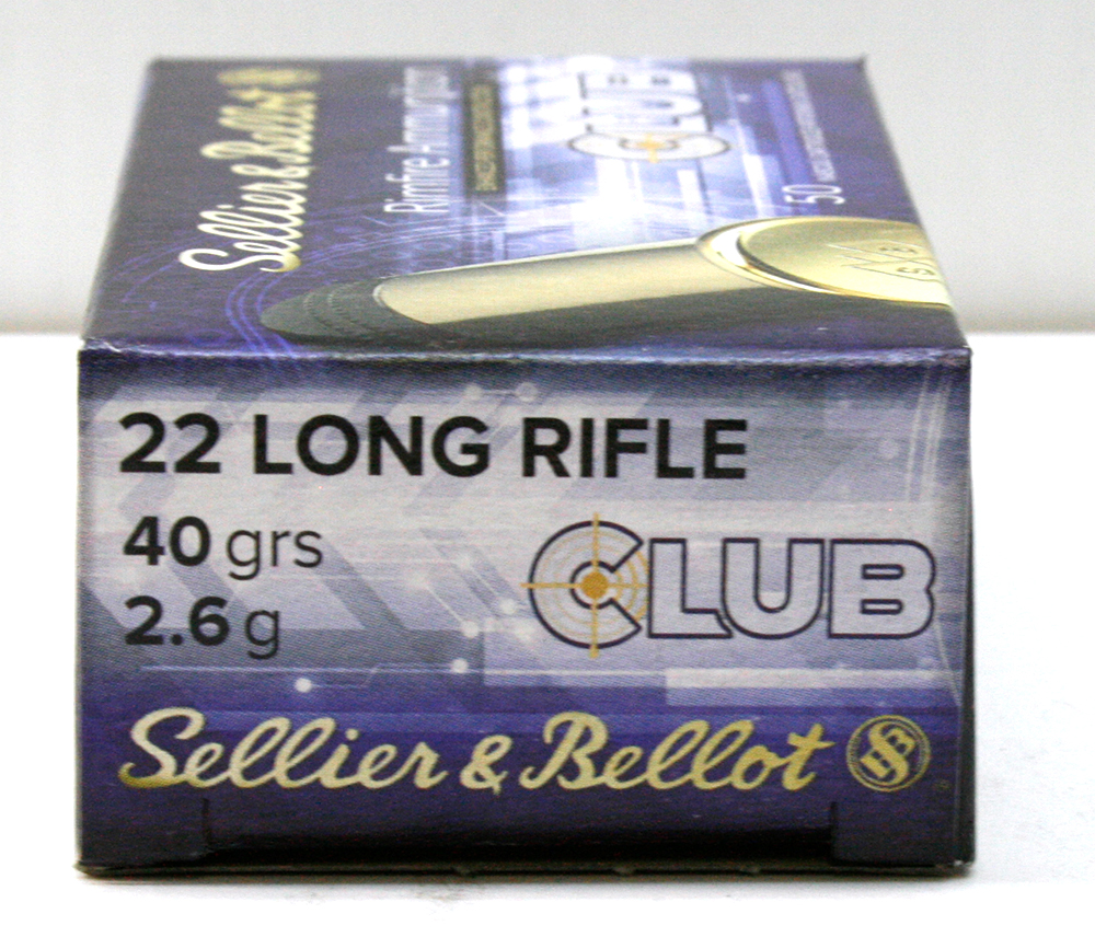 SuB_2003814_Sellier-Bellot_CLUB_Rimfire_22lr_lfb_KK-Munition_50_Patronen_Standard-Velocity_2,6g_40grs_BLEI_www.bayerwald-jagdcenter.de_0.jpg